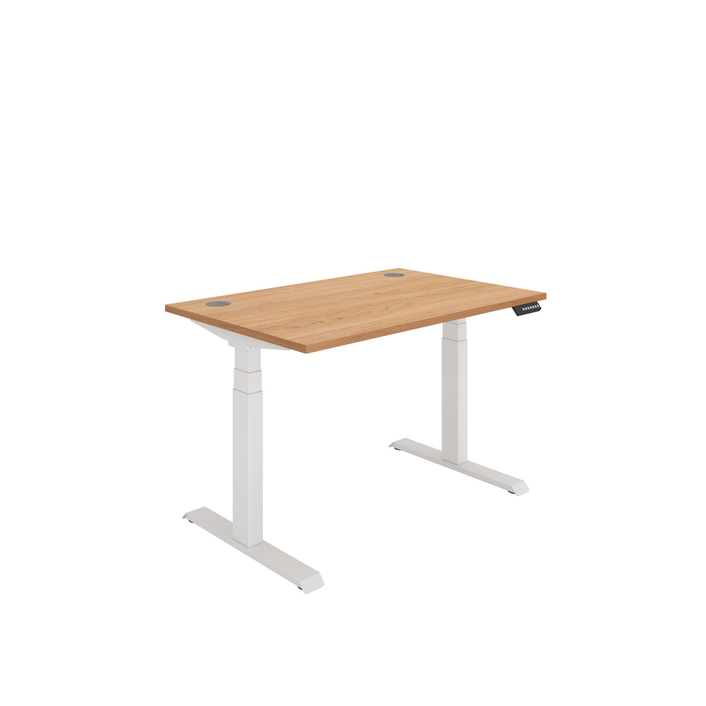 Core|Dual Motor|Sit Stand Desk (FSC)|1200x800|Beech-White