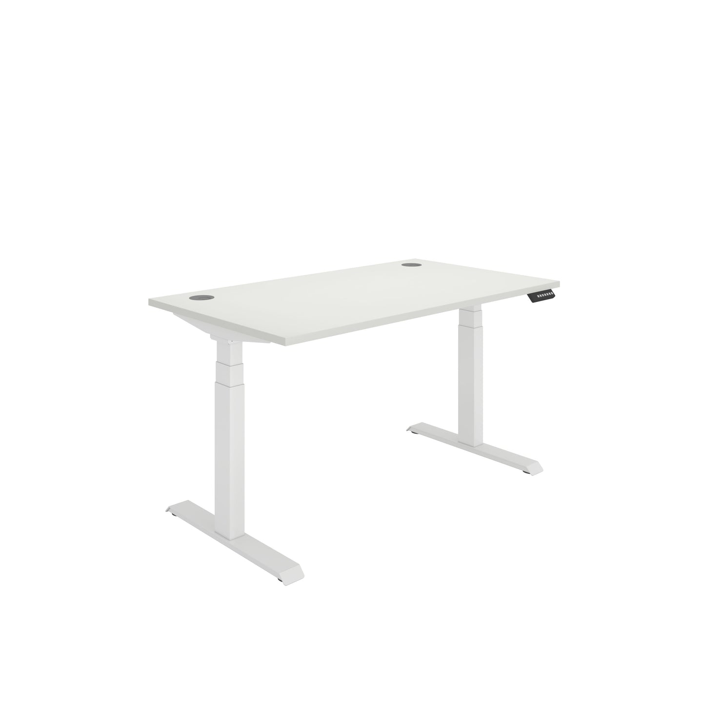 Core|Dual Motor|Sit Stand Desk (FSC)|1400x800|White-White