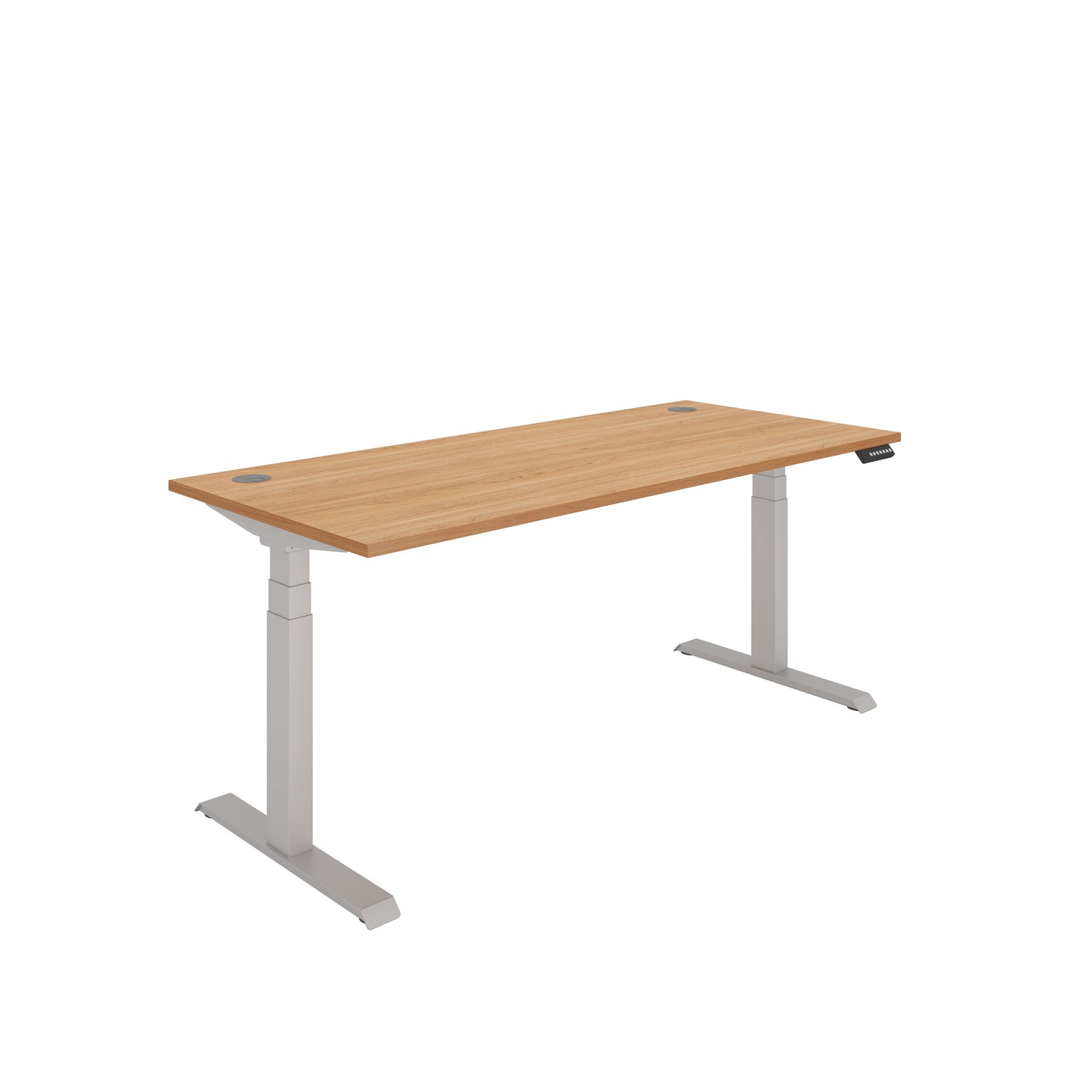 Core|Dual Motor|Sit Stand Desk (FSC)|1800x800|Beech-Silver