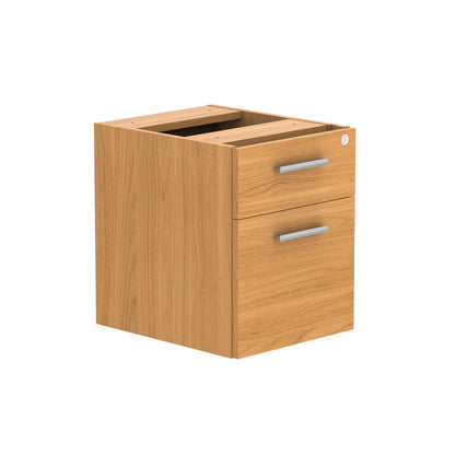 Core|2 Drawer|Fixed Under Desk Pedestal (FSC)|Norwegian Beech