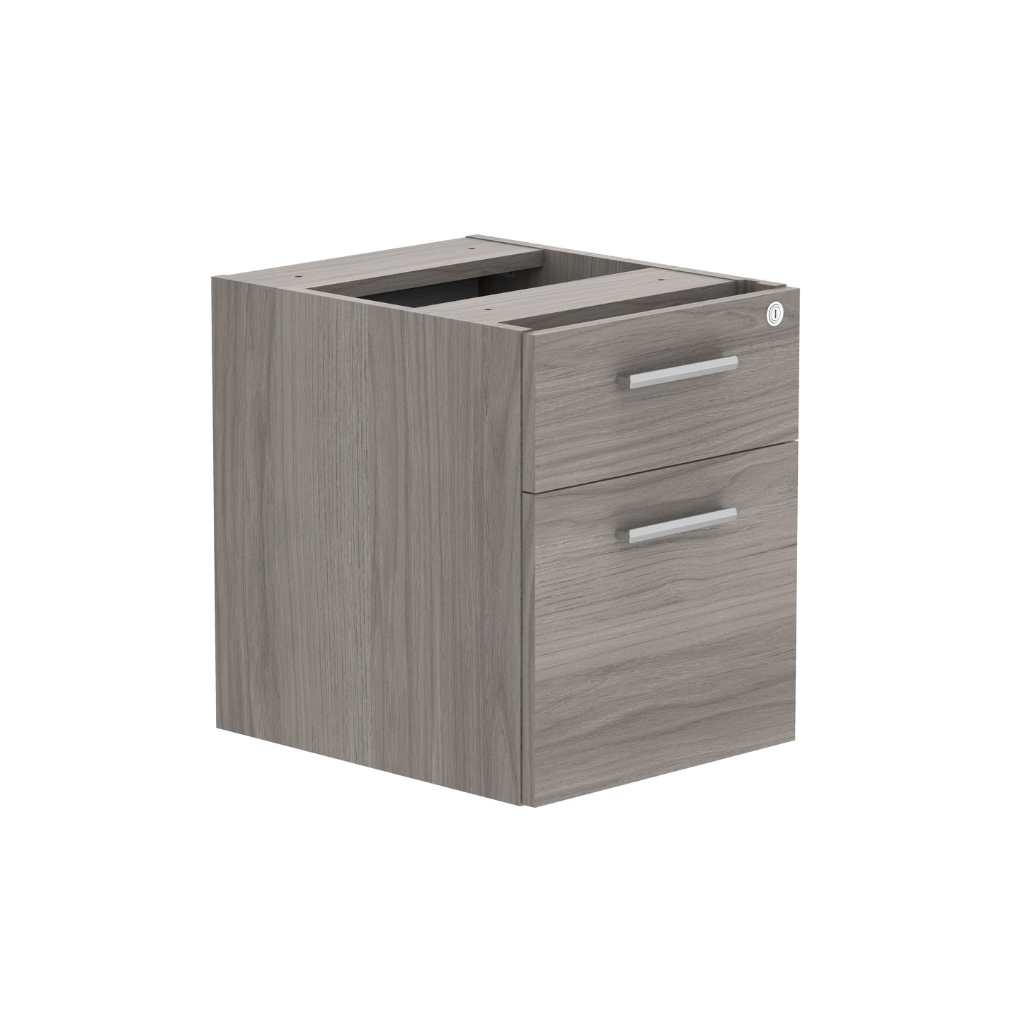 Core|2 Drawer|Fixed Under Desk Pedestal (FSC)|Alaskan Grey Oak