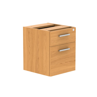 Core|2 Drawer|Fixed Under Desk Pedestal (FSC)|Norwegian Beech