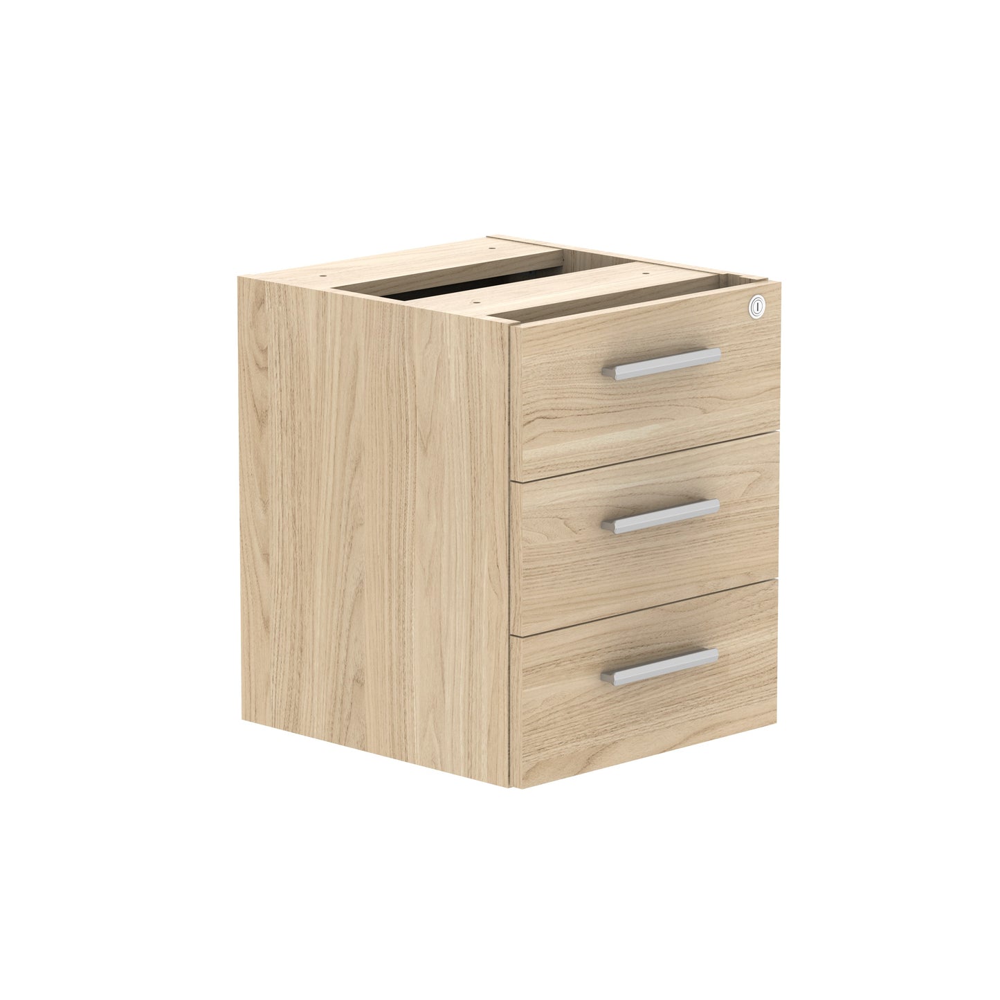 Core|3 Drawer|Fixed Under Desk Pedestal (FSC)|Canadian Oak