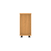 Core|3 Drawer|Narrow Mobile Under Desk Pedestal (FSC)|Norwegian Beech