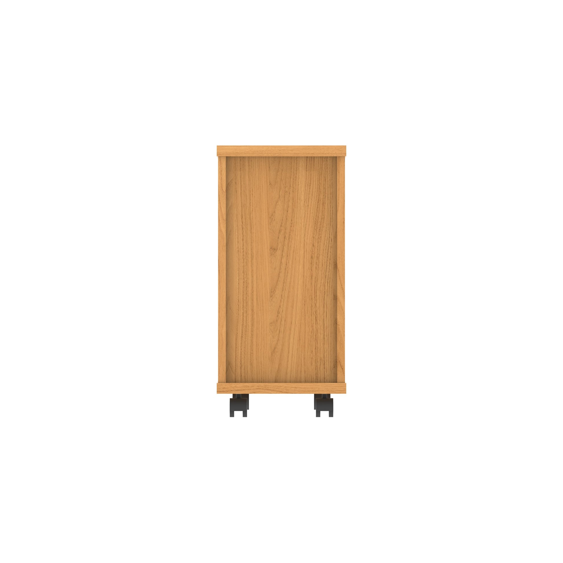 Core|3 Drawer|Narrow Mobile Under Desk Pedestal (FSC)|Norwegian Beech