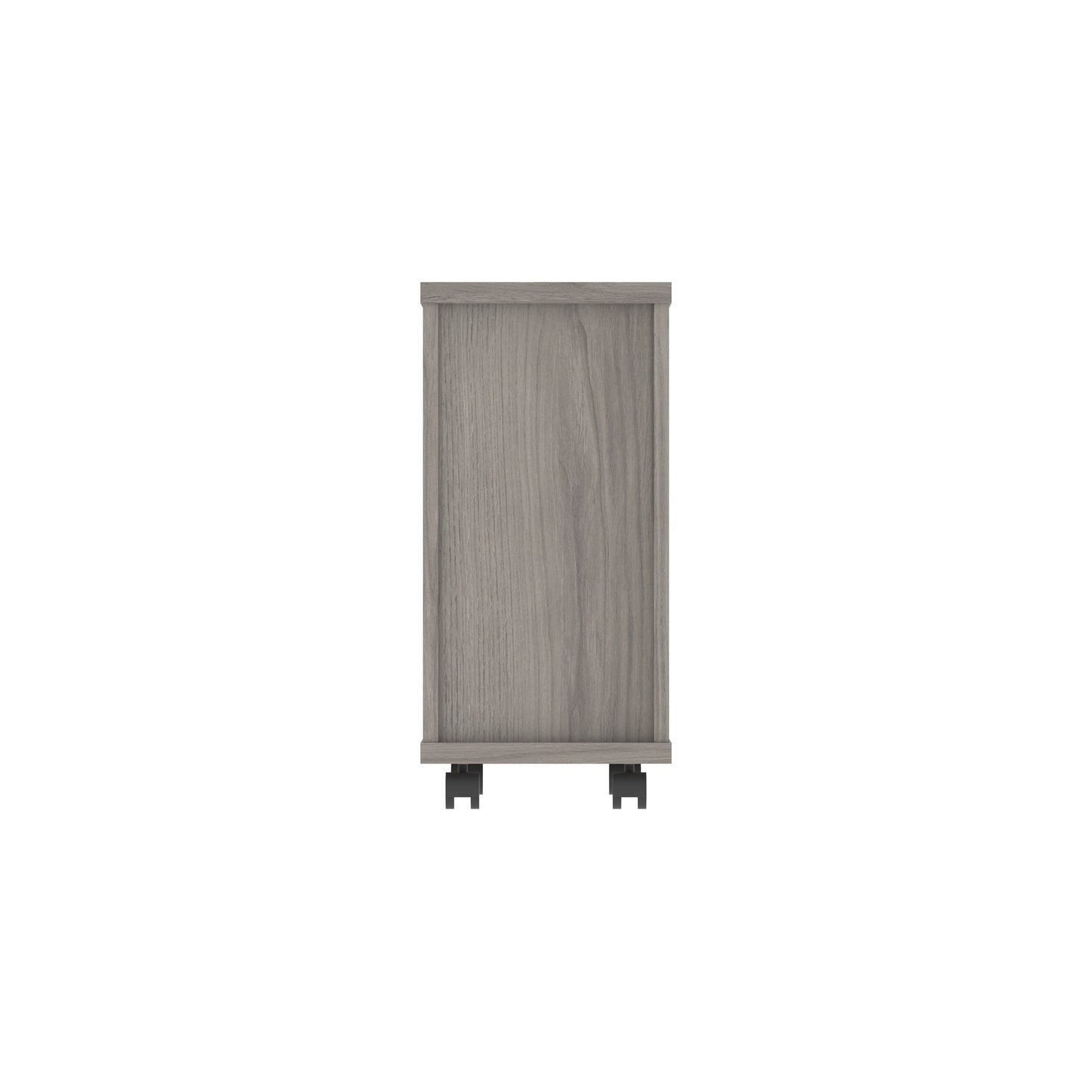 Core|3 Drawer|Narrow Mobile Under Desk Pedestal (FSC)|Alaskan Grey Oak