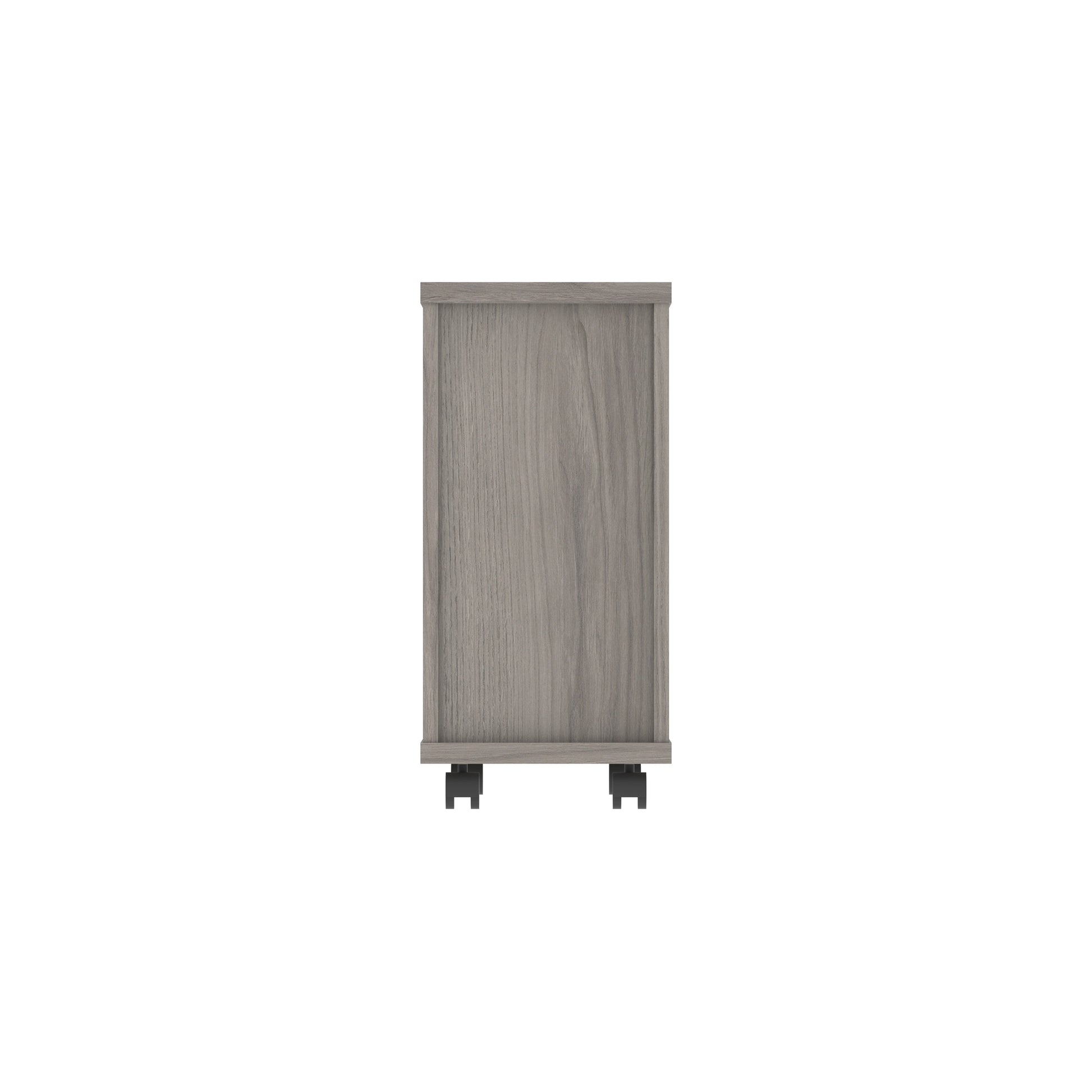 Core|3 Drawer|Narrow Mobile Under Desk Pedestal (FSC)|Alaskan Grey Oak