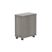 Core|3 Drawer|Narrow Mobile Under Desk Pedestal (FSC)|Alaskan Grey Oak