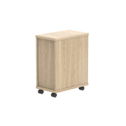 Core|3 Drawer|Narrow Mobile Under Desk Pedestal (FSC)|Canadian Oak