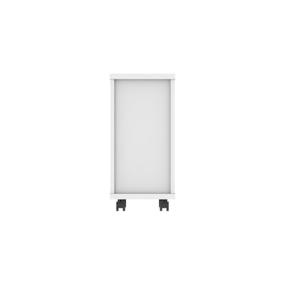 Core|3 Drawer|Narrow Mobile Under Desk Pedestal (FSC)|White