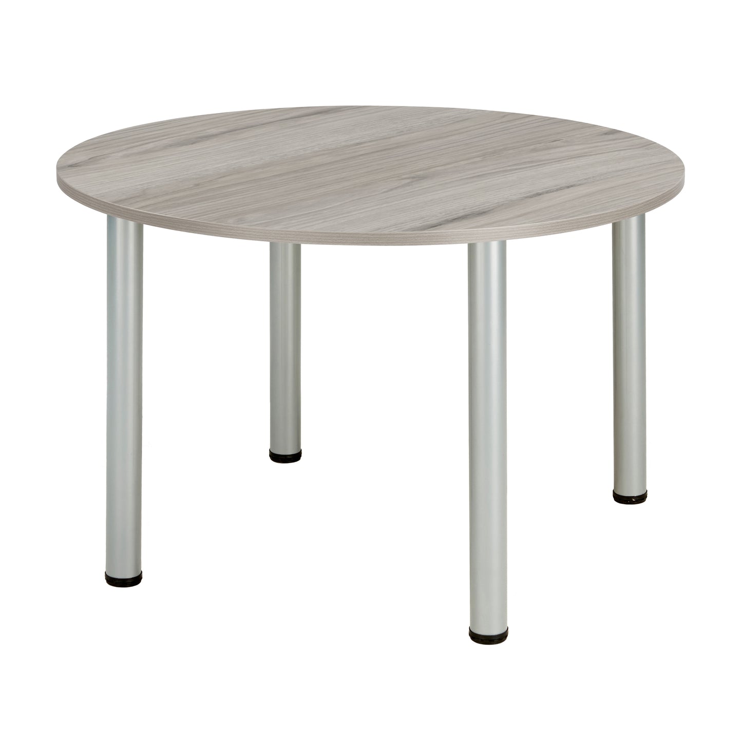 Core|Pole Leg|Round|Meeting Table (FSC)|1000x1000|Alaskan Grey Oak