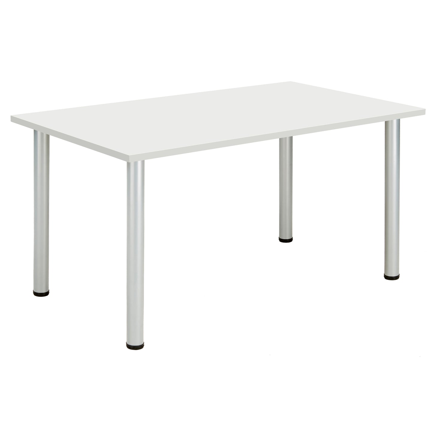 Core|Pole Leg|Rectangular|Meeting Table (FSC)|1400x800|Arctic White