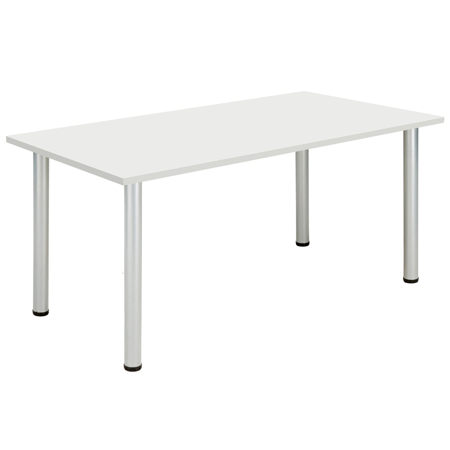 Core|Pole Leg|Rectangular|Meeting Table (FSC)|1600x800|Arctic White