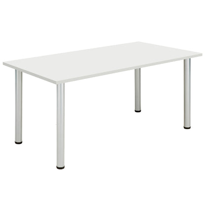 Core|Pole Leg|Rectangular|Meeting Table (FSC)|1600x800|Arctic White