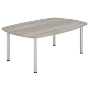 Core Pole Leg Barrel Shaped Meeting Table (Fsc)