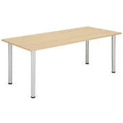 Core Pole Leg Rectangular Meeting Table (Fsc)