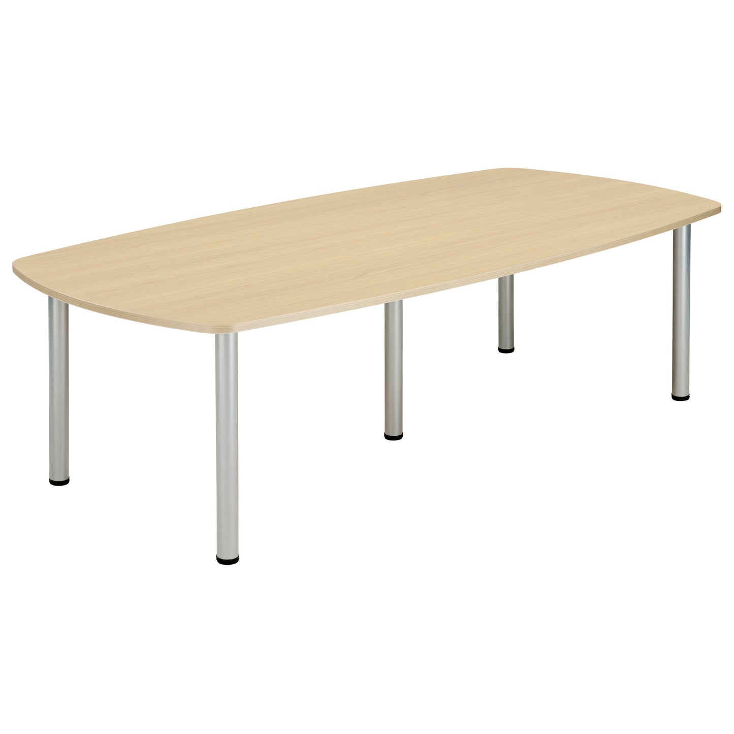 Core|Pole Leg|Barrel Shaped|Meeting Table (FSC)|2400x1000|Canadian Oak