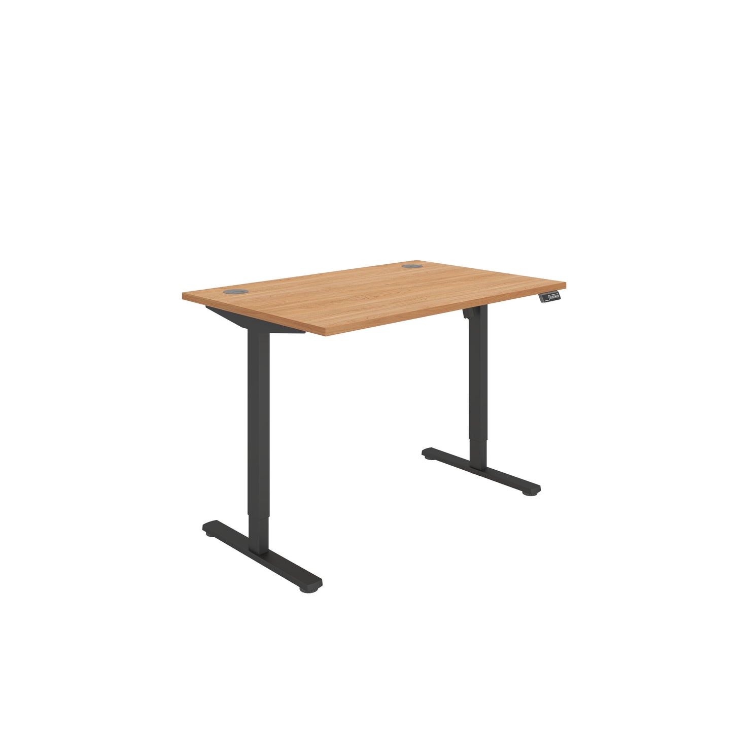 Core|Single Motor|Sit Stand Desk (FSC)|1200x800|Beech-Black