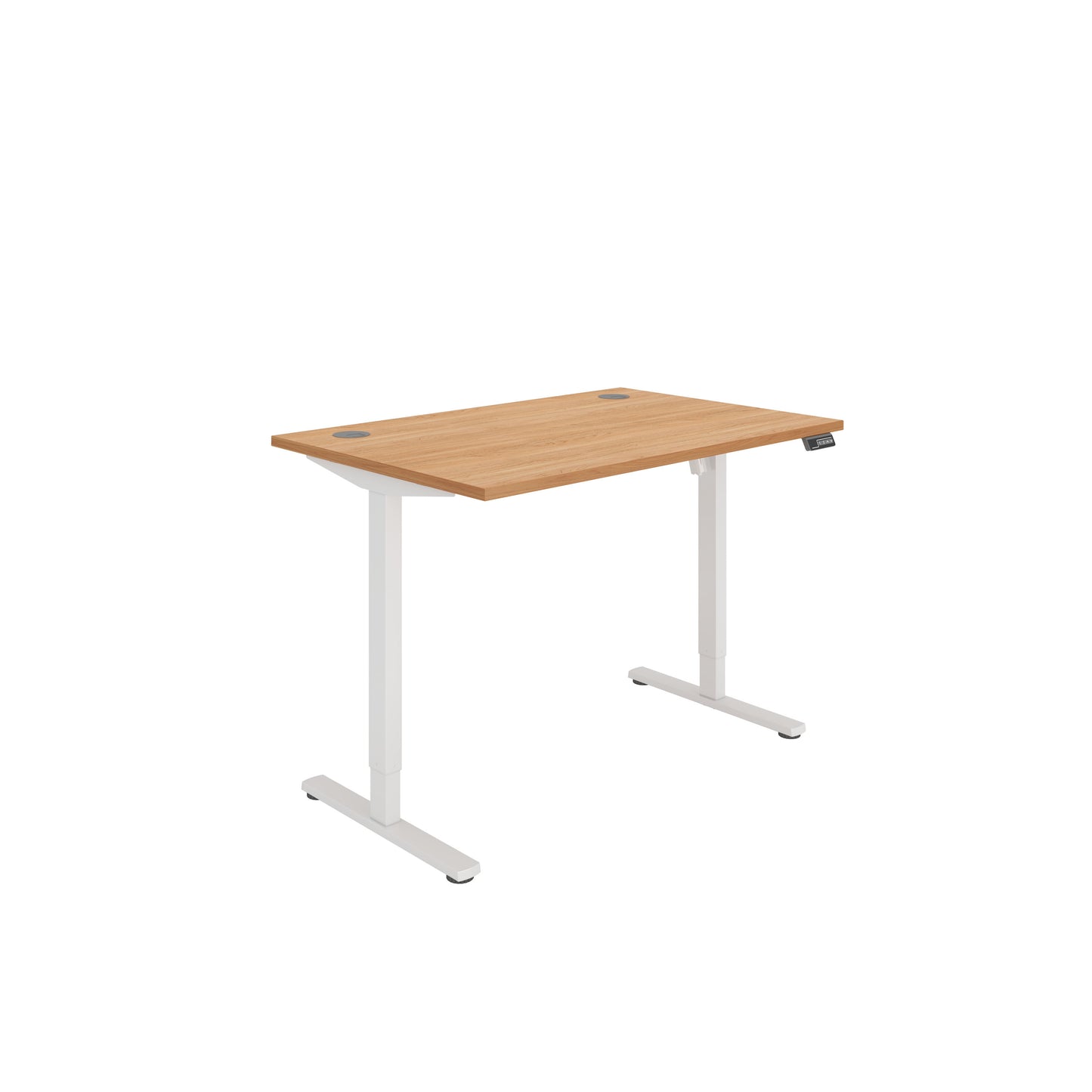 Core|Single Motor|Sit Stand Desk (FSC)|1200x800|Beech-White