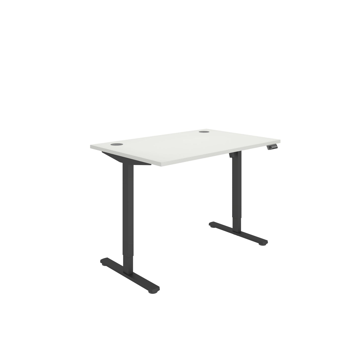 Core|Single Motor|Sit Stand Desk (FSC)|1200x800|White-Black