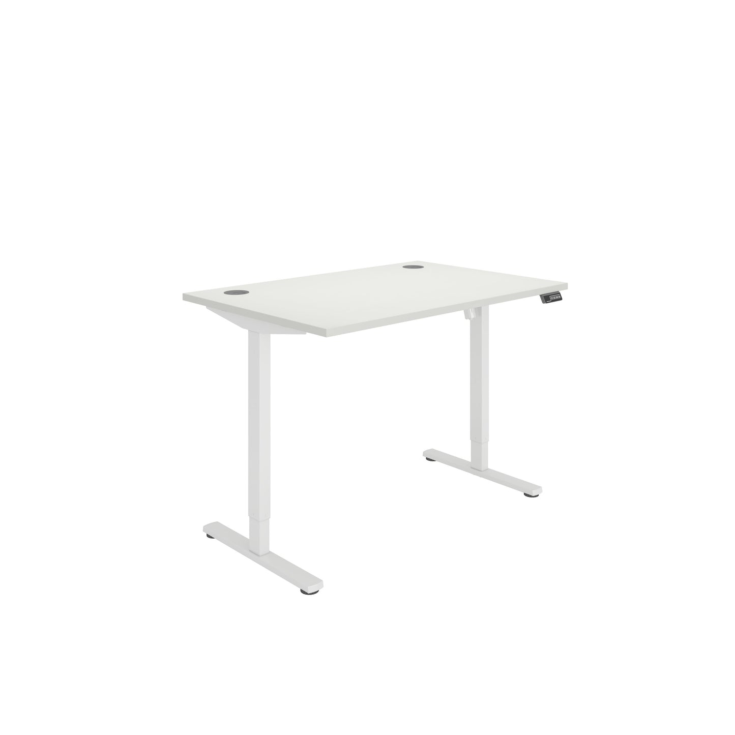 Core|Single Motor|Sit Stand Desk (FSC)|1200x800|White-White