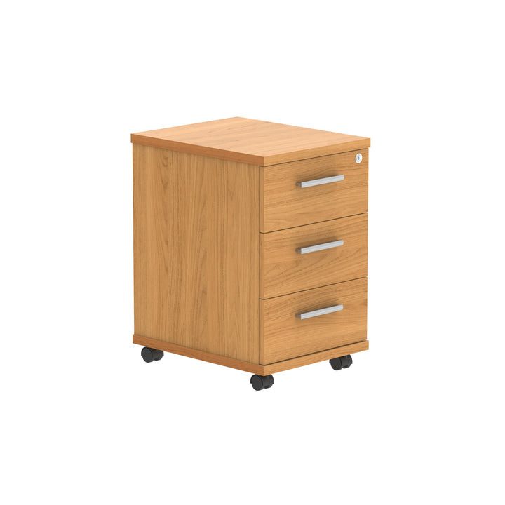 Core|3 Drawer|Tall Mobile Under Desk Pedestal (FSC)|Norwegian Beech