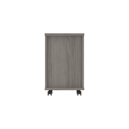 Core|3 Drawer|Tall Mobile Under Desk Pedestal (FSC)|Alaskan Grey Oak