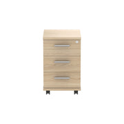 Core|3 Drawer|Tall Mobile Under Desk Pedestal (FSC)|Canadian Oak