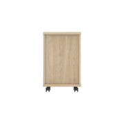 Core|3 Drawer|Tall Mobile Under Desk Pedestal (FSC)|Canadian Oak
