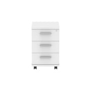 Core|3 Drawer|Tall Mobile Under Desk Pedestal (FSC)|White