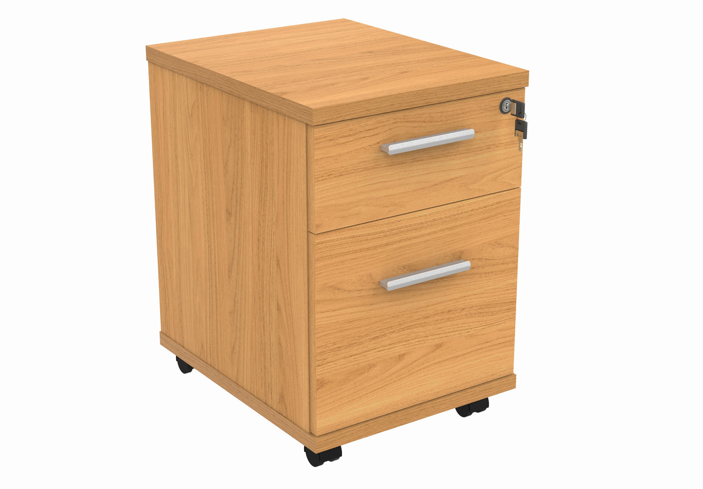 Core|2 Drawer|Mobile Under Desk Pedestal (FSC)|Beech