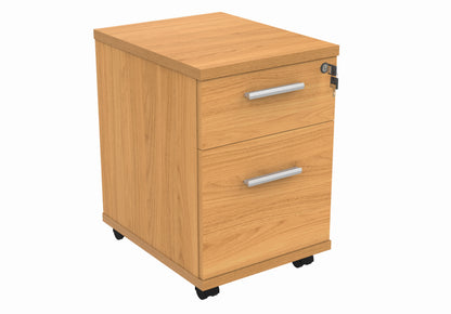 Core|2 Drawer|Mobile Under Desk Pedestal (FSC)|Beech