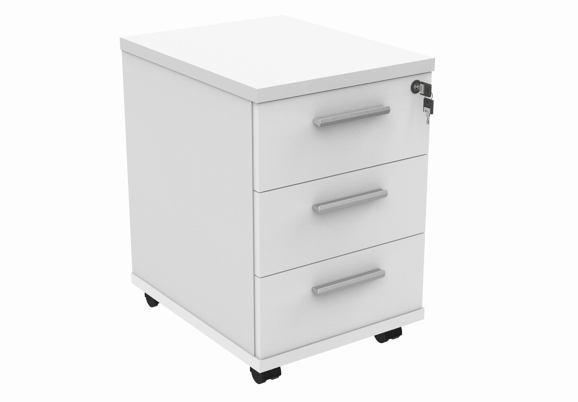 Core|3 Drawer|Mobile Under Desk Pedestal (FSC)|White