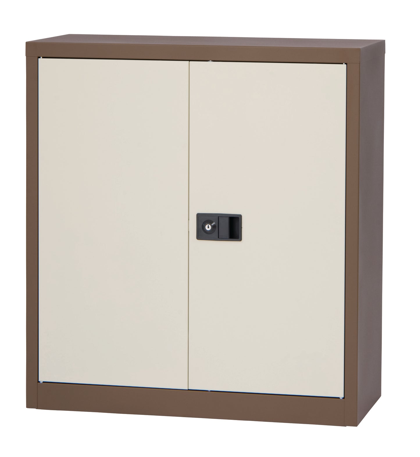 Bisley|2 Door|1 Shelf|Steel|Cupboard|914x400x1000|Coffe Cream