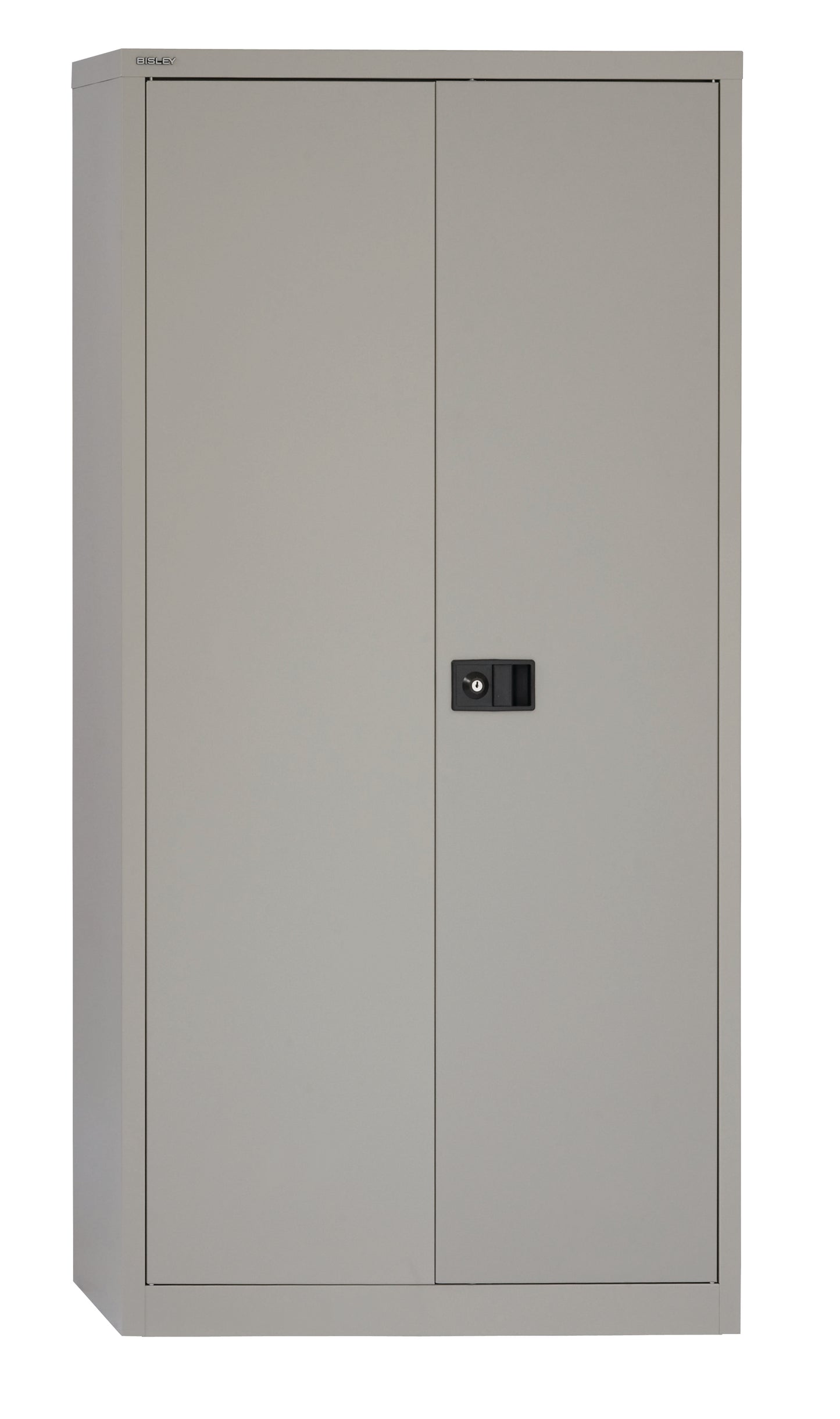 Bisley|2 Door|3 Shelf|Steel|Cupboard|914x400x1806|Goose Grey