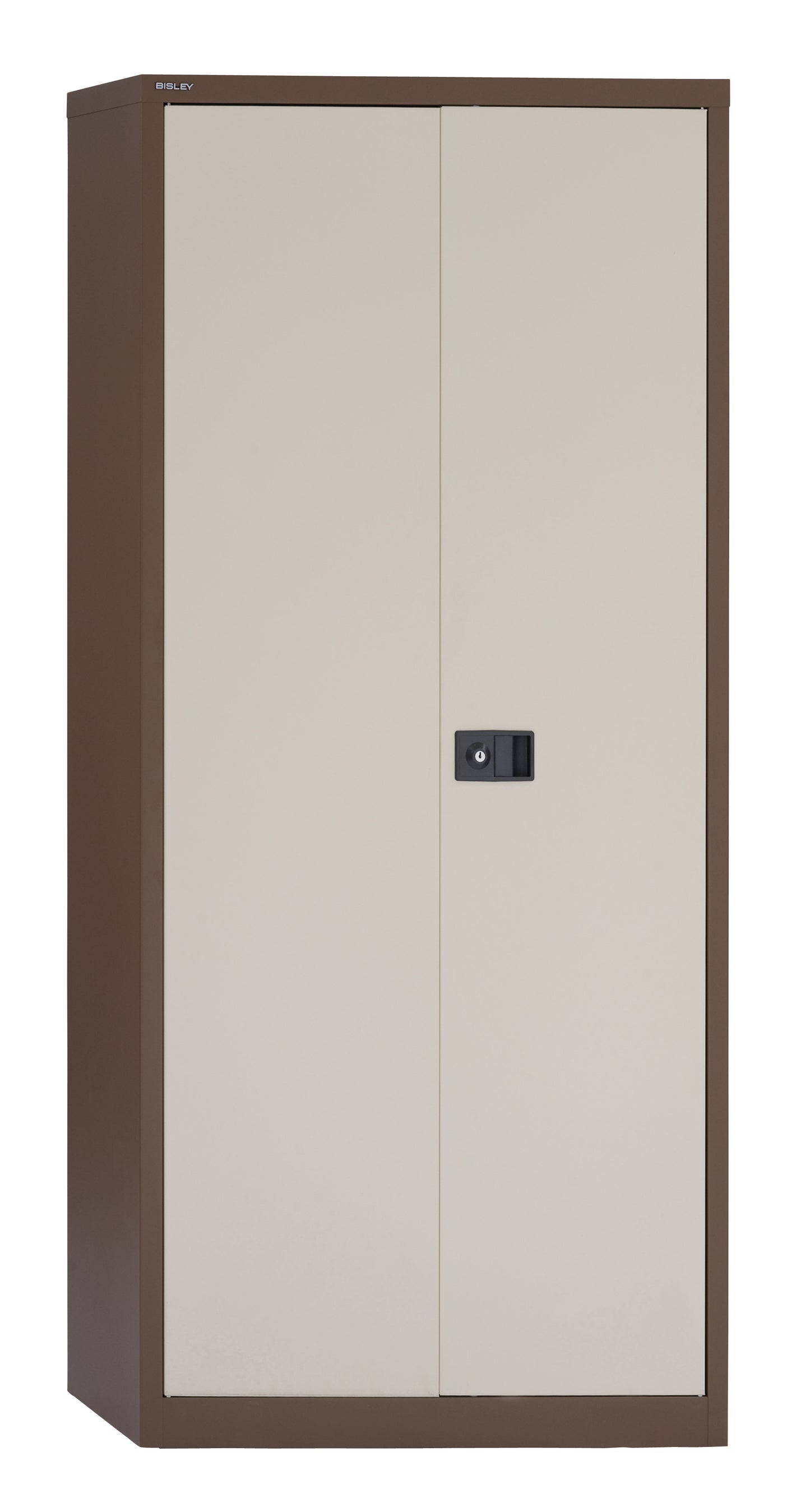 Bisley|2 Door|4 Shelf|Steel|Cupboard|914x400x1950|Coffee Cream