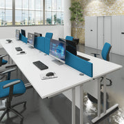 Wave desktop fabric screen