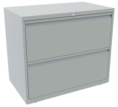 Bisley|2 Drawer|Steel|Side Filer|Light Grey