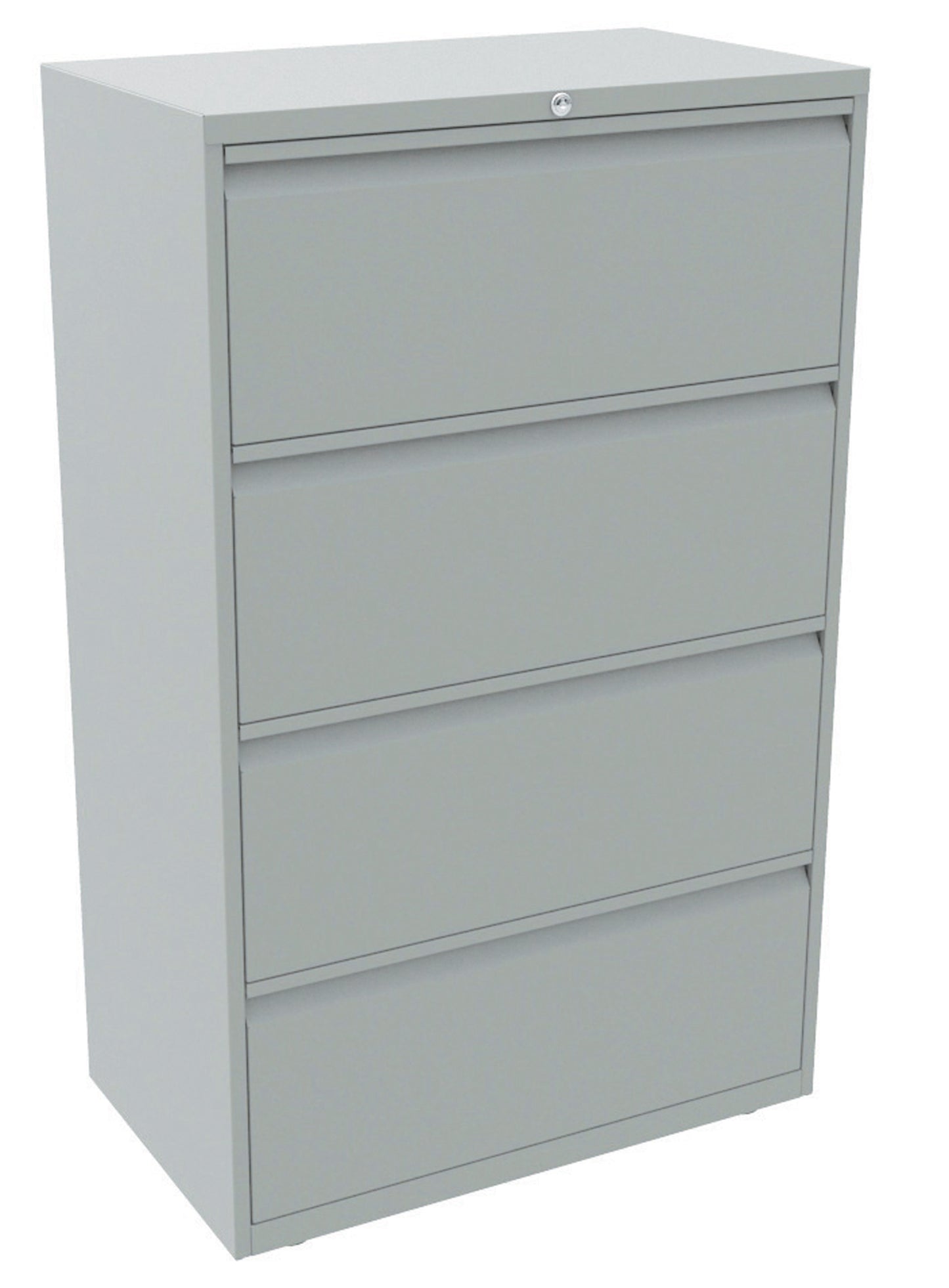 Bisley|4 Drawer|Steel|Side Filer|Light Grey