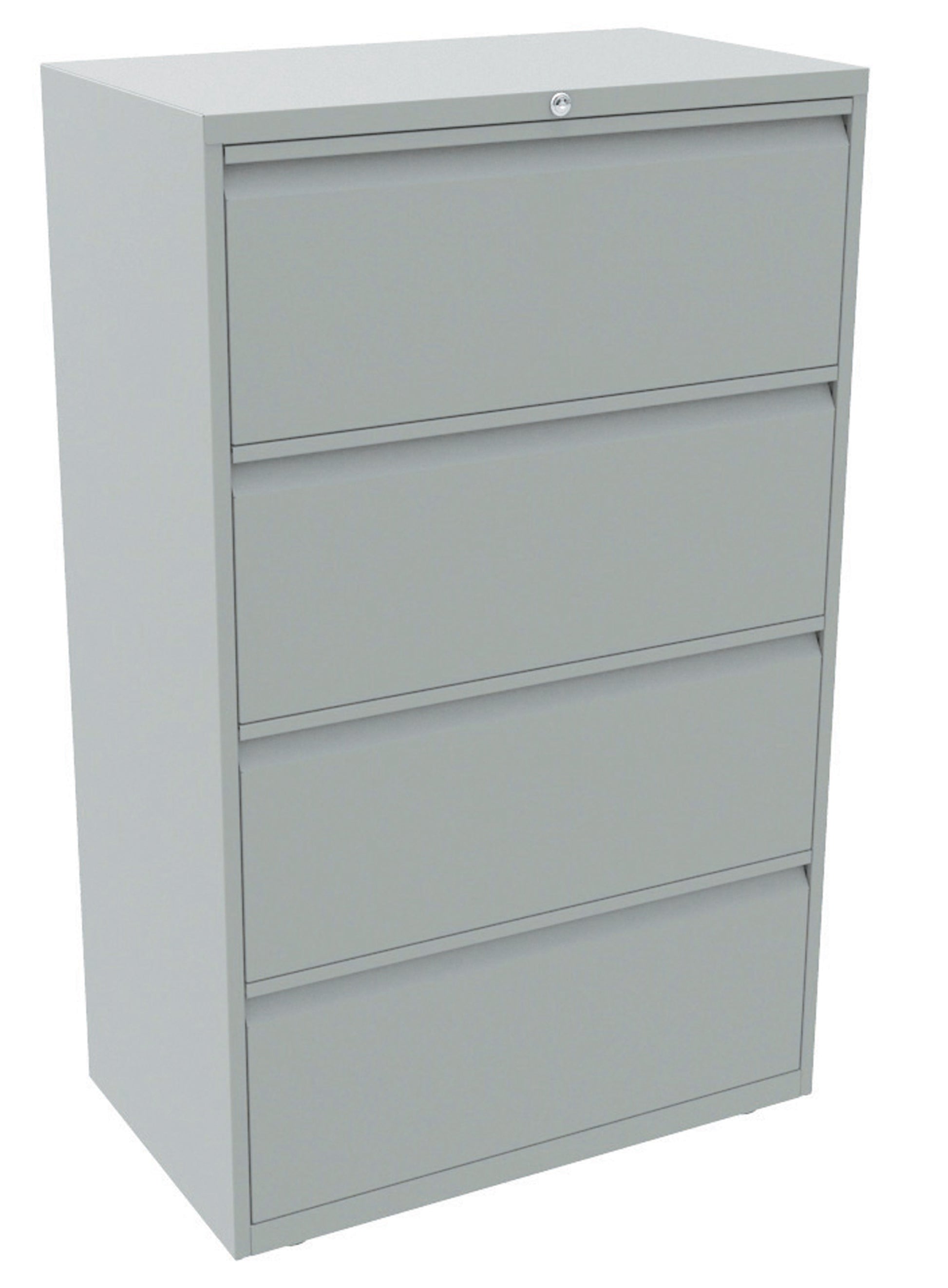 Bisley|4 Drawer|Steel|Side Filer|Light Grey