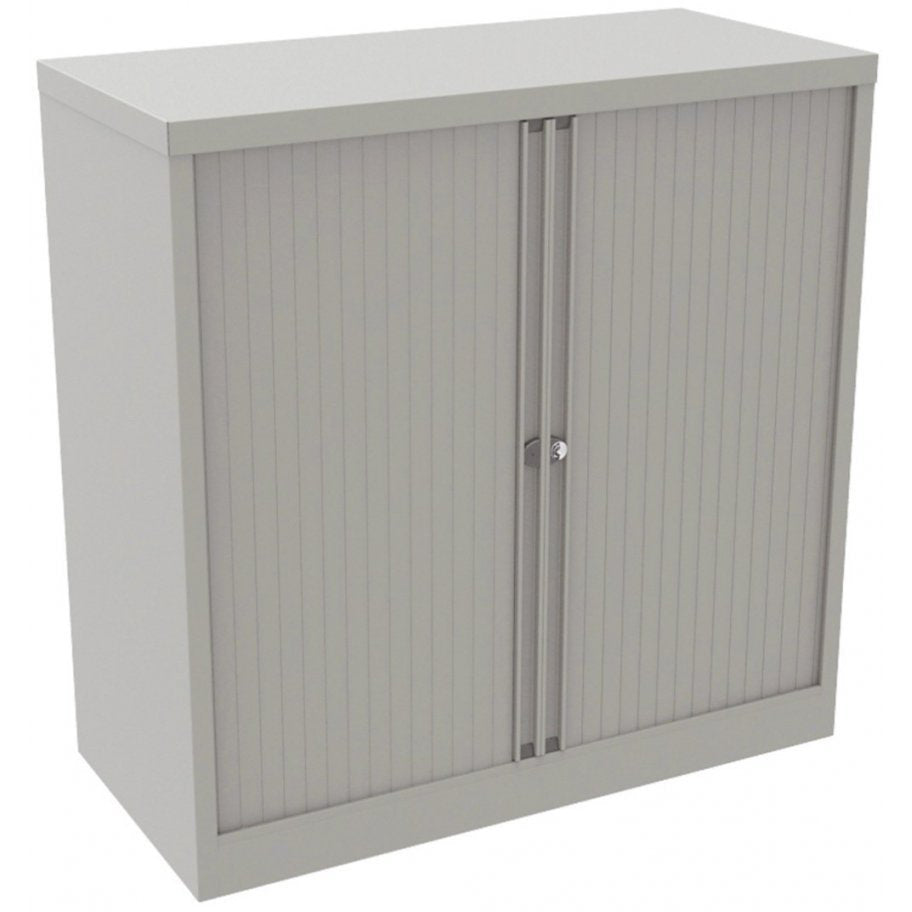 Bisley|Steel|Side Open Tambour|Light Grey