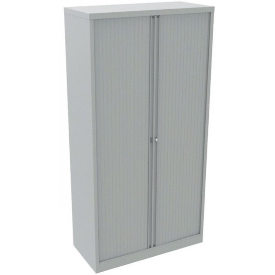 Bisley|Steel|Side Open Tambour|Light Grey