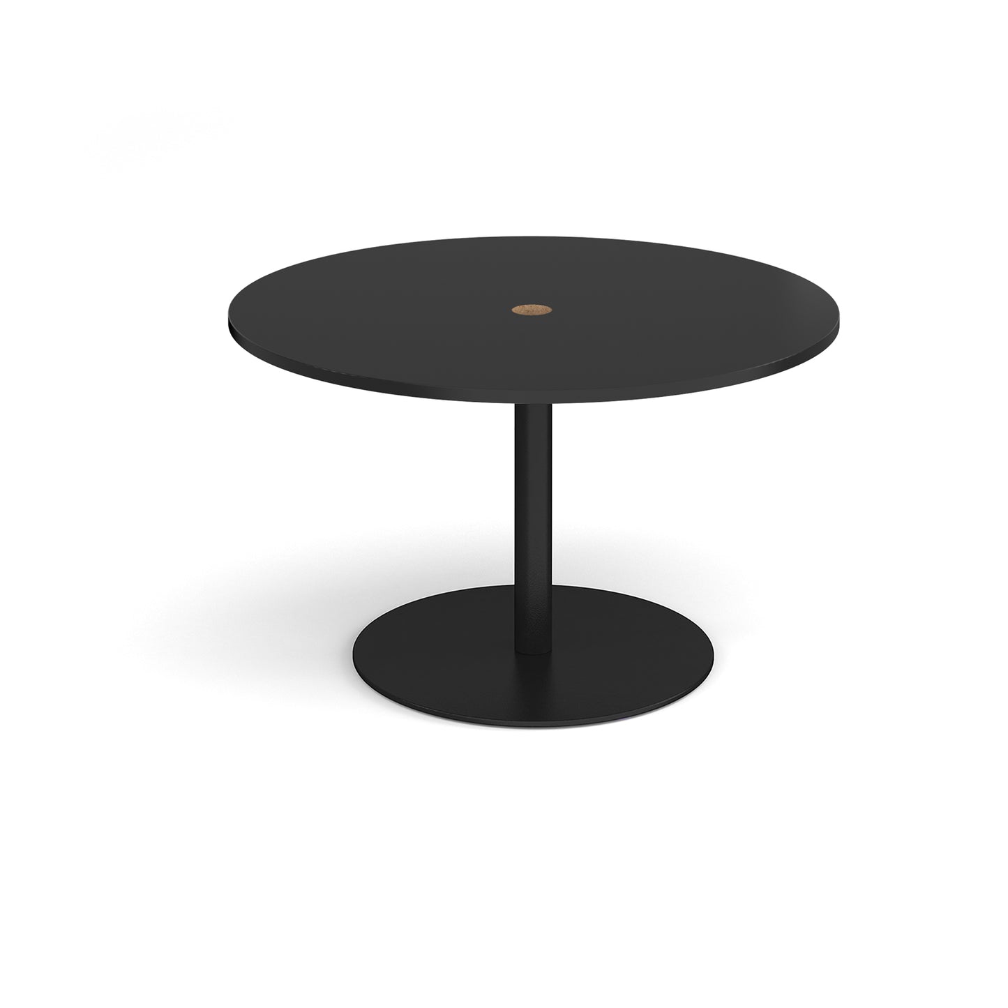 Eternal power ready circular meeting table - ETN12C-CO-K-BK
