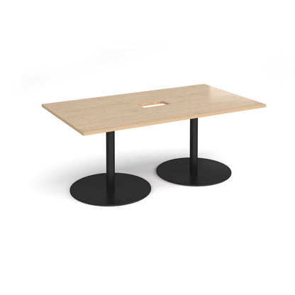 Eternal rectangular power ready boardroom table - ETN18-CO-K-KO