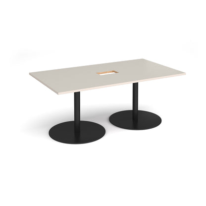 Eternal rectangular power ready boardroom table - ETN18-CO-K-LG