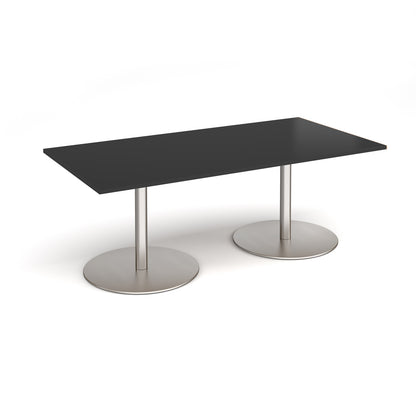 Eternal rectangular boardroom table - ETN20-BS-BK