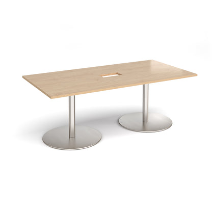 Eternal rectangular power ready boardroom table - ETN20-CO-BS-KO