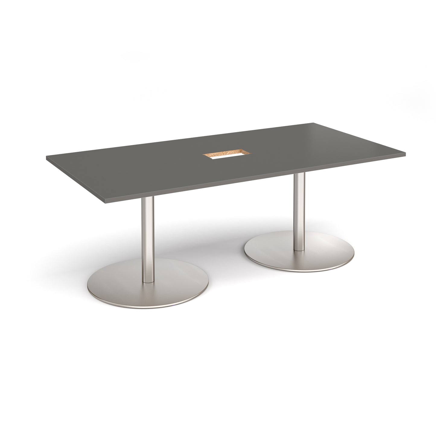 Eternal rectangular power ready boardroom table - ETN20-CO-BS-OG