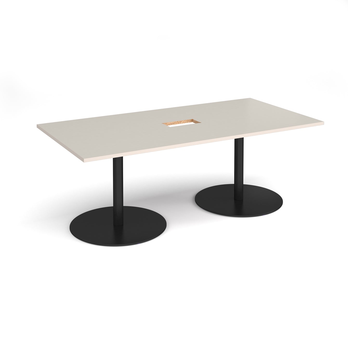 Eternal rectangular power ready boardroom table - ETN20-CO-K-LG