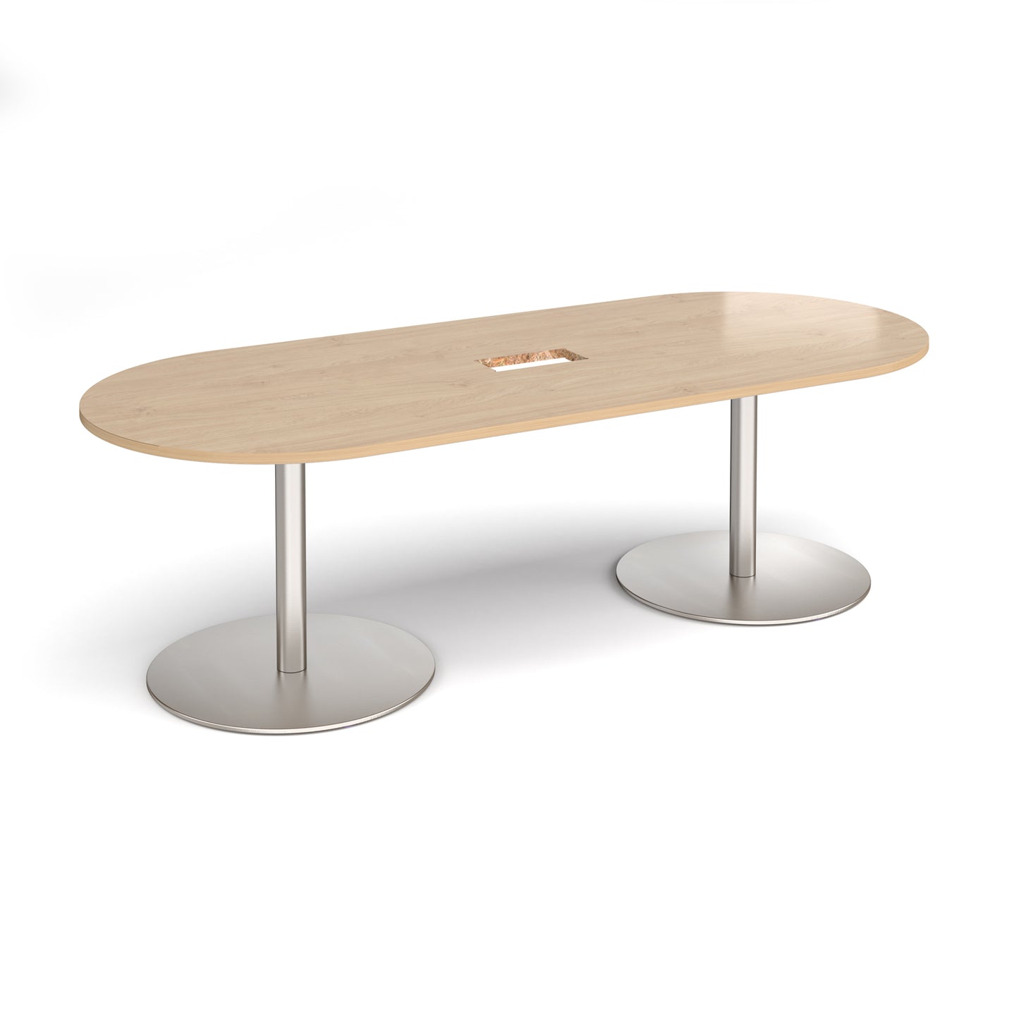 Eternal radial end power ready boardroom table - ETN24-CO-BS-KO